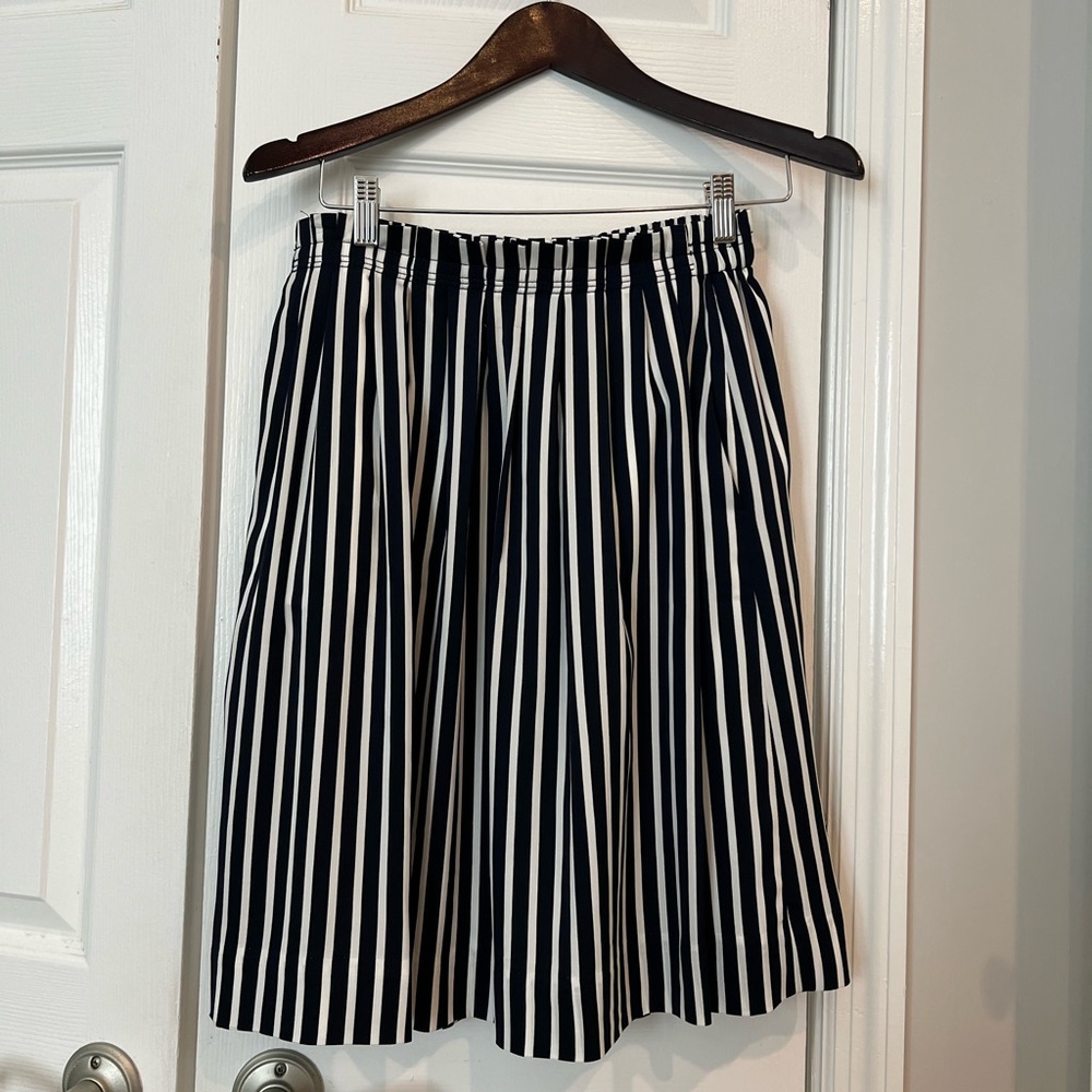 J. Crew striped midi skirt. Size 4